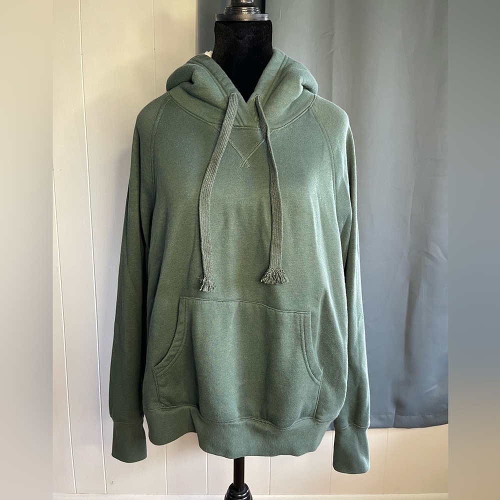 Green hoodie